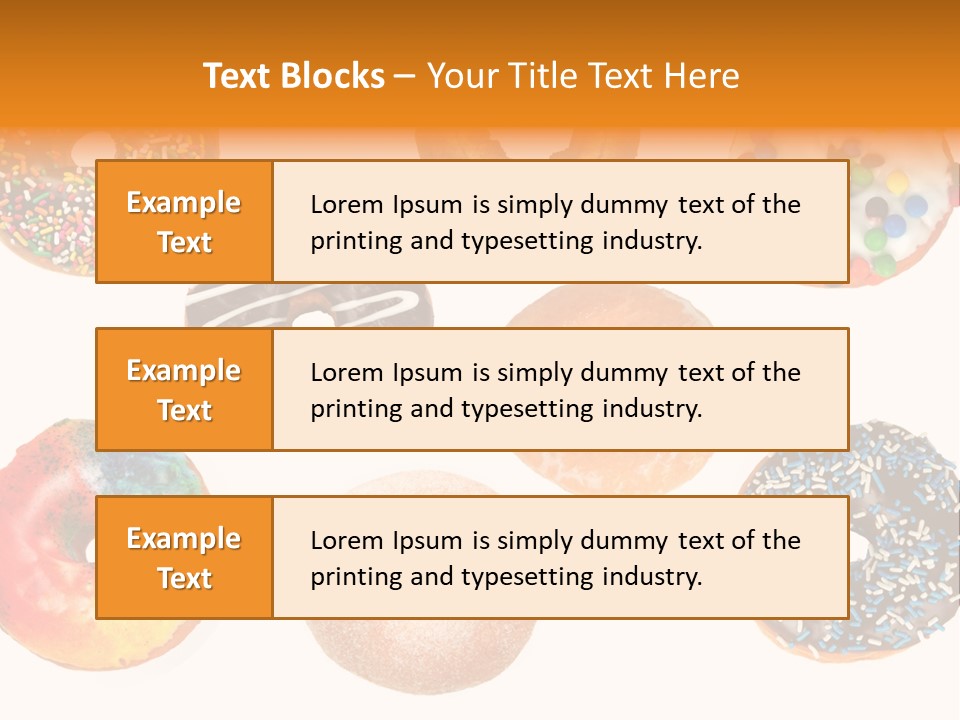 Box Donuts PowerPoint Template
