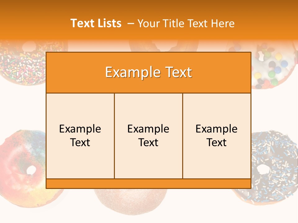 Box Donuts PowerPoint Template