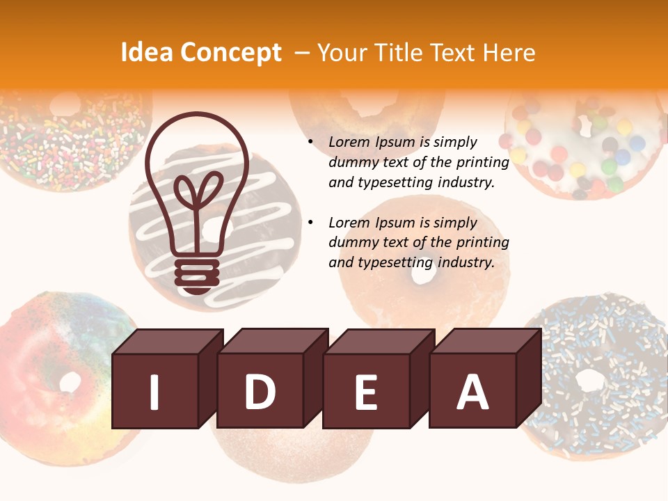 Box Donuts PowerPoint Template