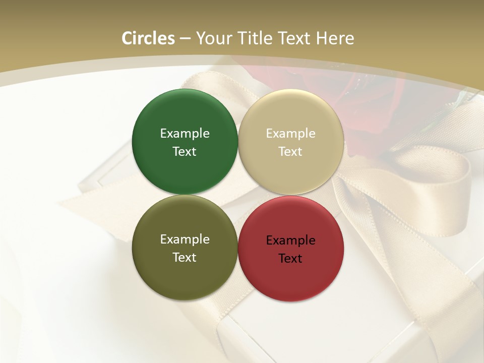 Golden Art Silk PowerPoint Template