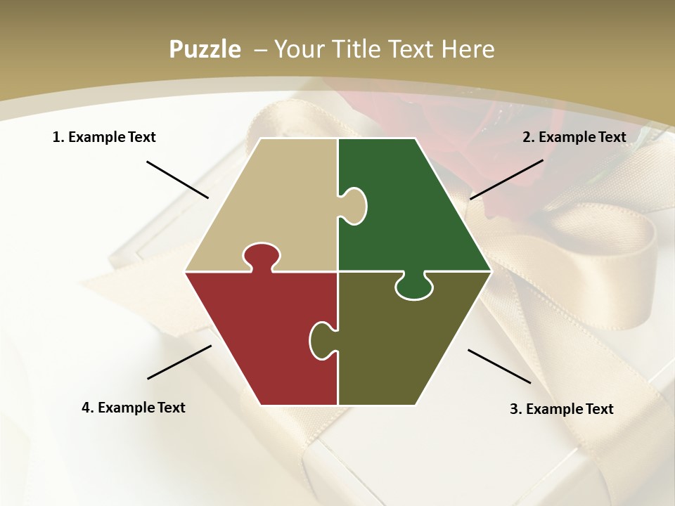 Golden Art Silk PowerPoint Template