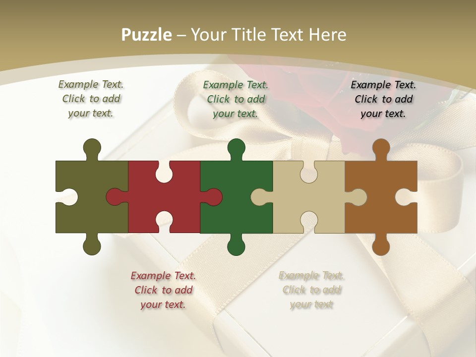 Golden Art Silk PowerPoint Template