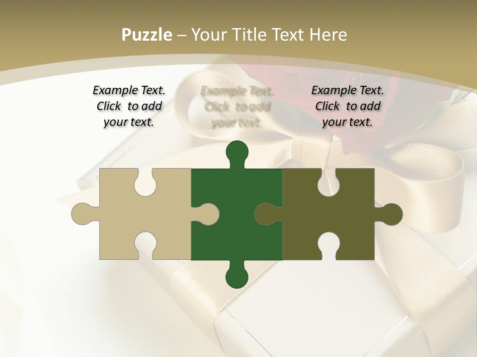 Golden Art Silk PowerPoint Template