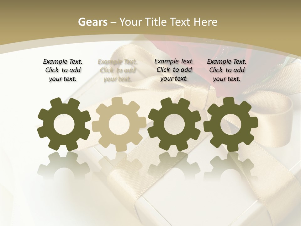 Golden Art Silk PowerPoint Template