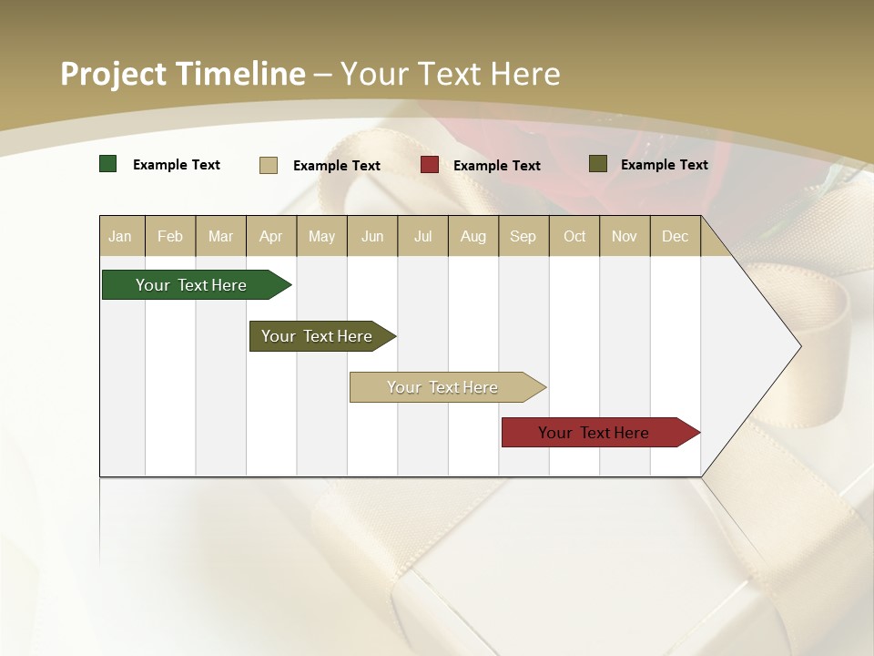 Golden Art Silk PowerPoint Template