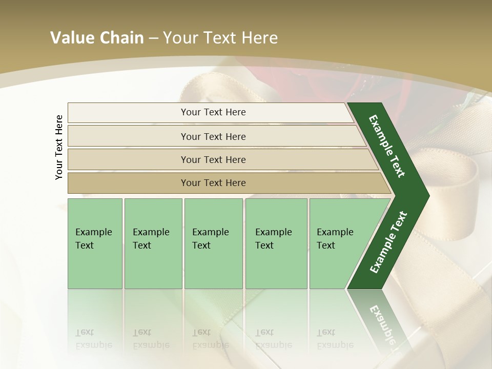 Golden Art Silk PowerPoint Template