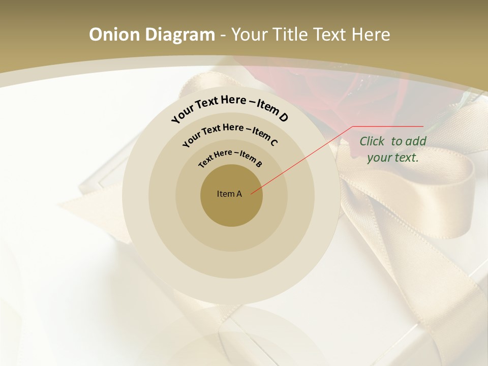 Golden Art Silk PowerPoint Template