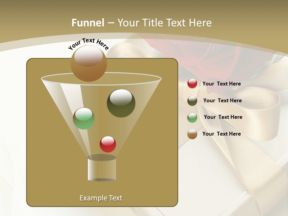 Golden Art Silk PowerPoint Template