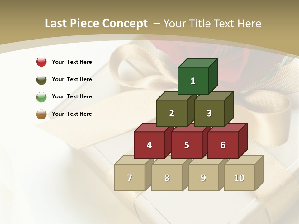 Golden Art Silk PowerPoint Template