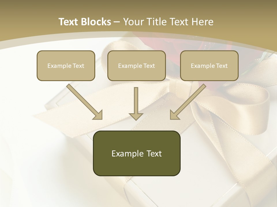 Golden Art Silk PowerPoint Template