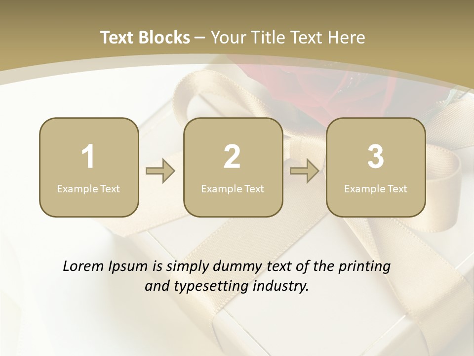 Golden Art Silk PowerPoint Template