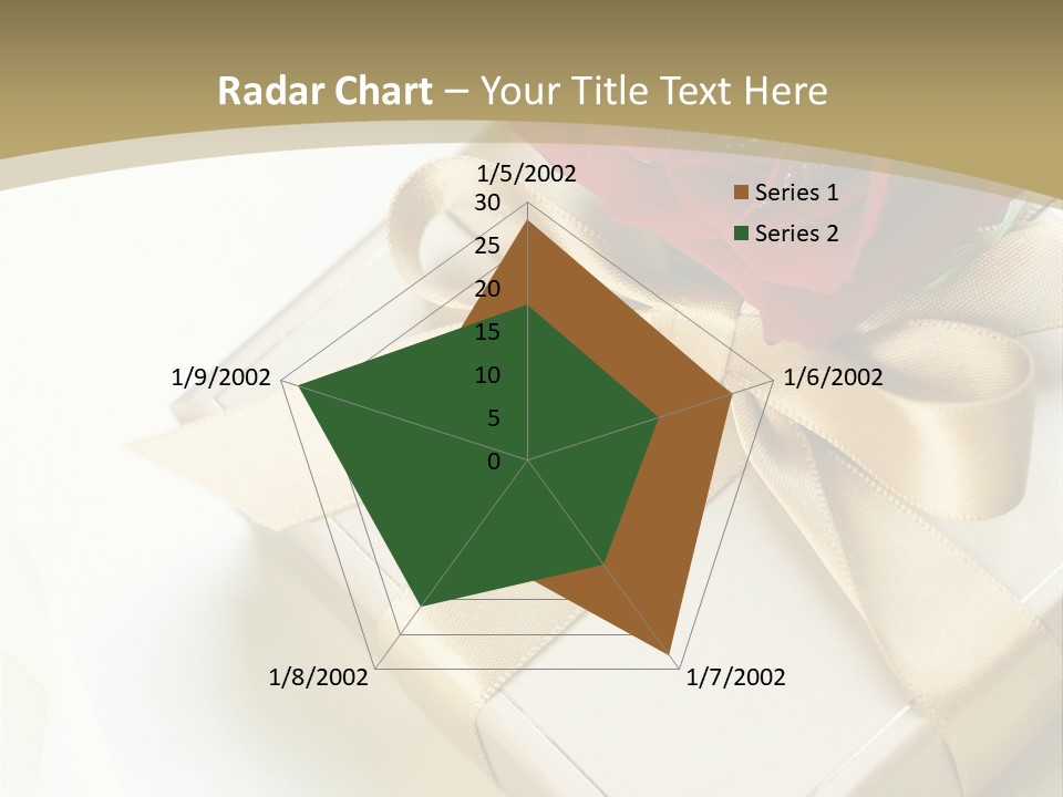 Golden Art Silk PowerPoint Template