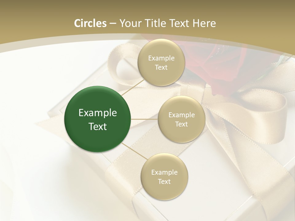 Golden Art Silk PowerPoint Template