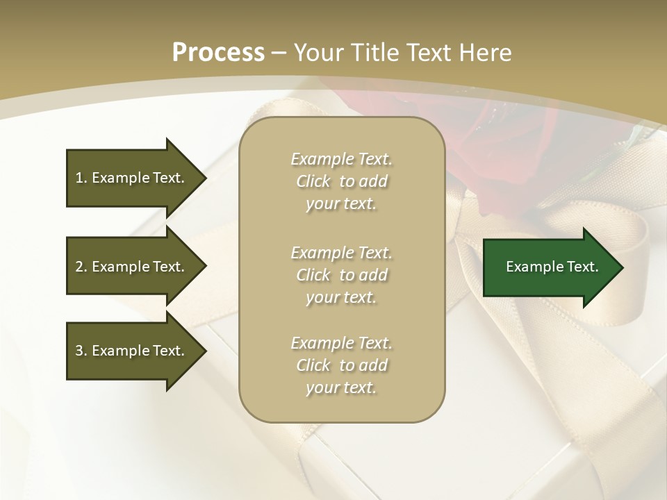 Golden Art Silk PowerPoint Template
