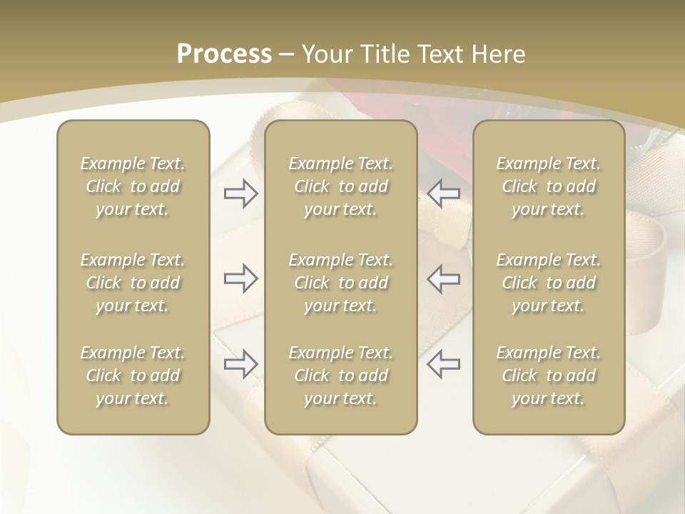 Golden Art Silk PowerPoint Template