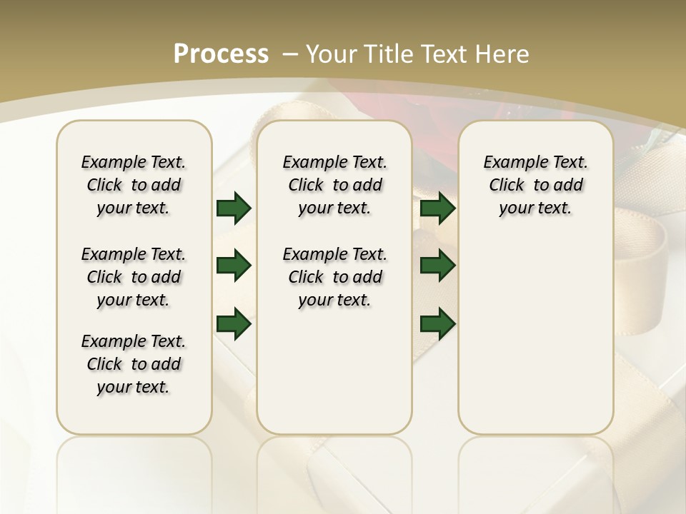 Golden Art Silk PowerPoint Template