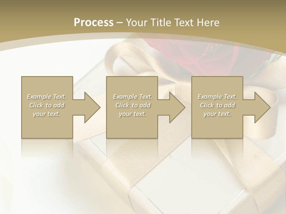 Golden Art Silk PowerPoint Template