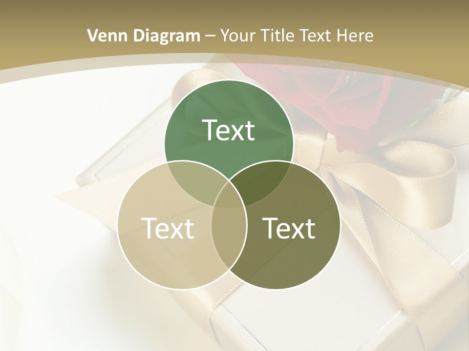 Golden Art Silk PowerPoint Template