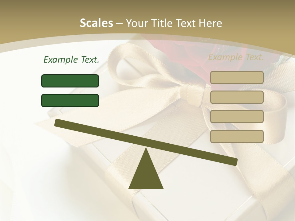 Golden Art Silk PowerPoint Template