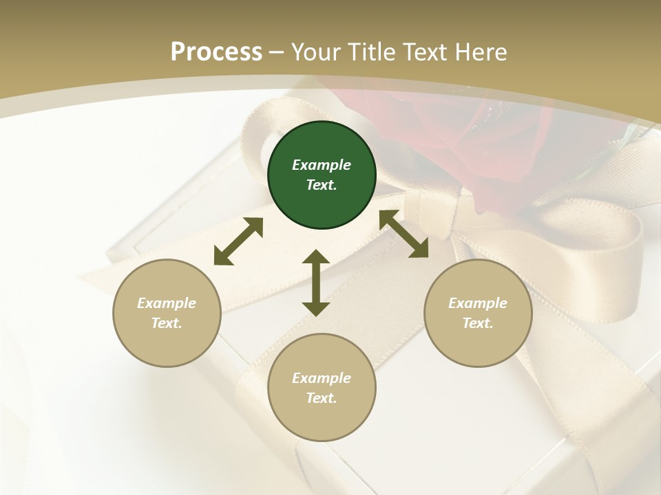 Golden Art Silk PowerPoint Template