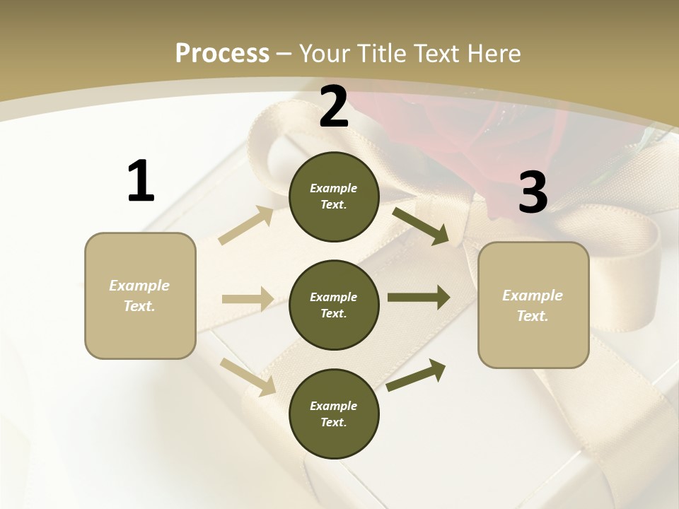 Golden Art Silk PowerPoint Template