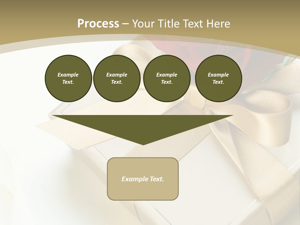 Golden Art Silk PowerPoint Template