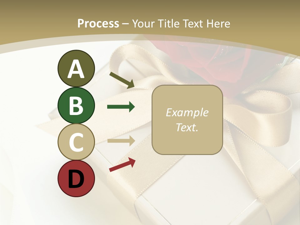 Golden Art Silk PowerPoint Template