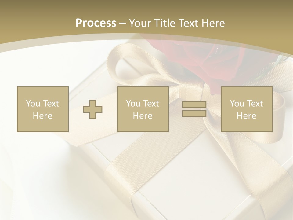 Golden Art Silk PowerPoint Template