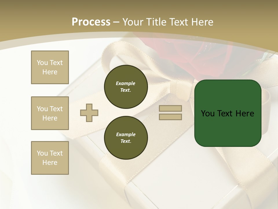 Golden Art Silk PowerPoint Template