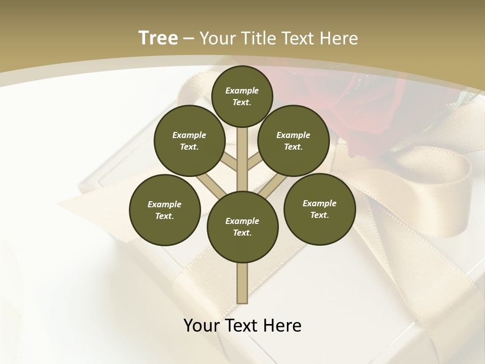 Golden Art Silk PowerPoint Template