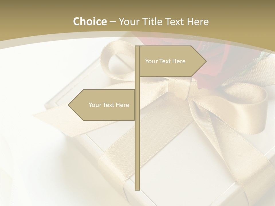 Golden Art Silk PowerPoint Template