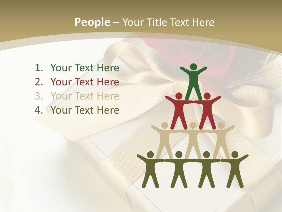 Golden Art Silk PowerPoint Template