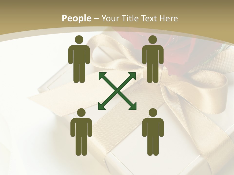 Golden Art Silk PowerPoint Template