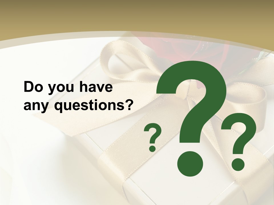 Golden Art Silk PowerPoint Template