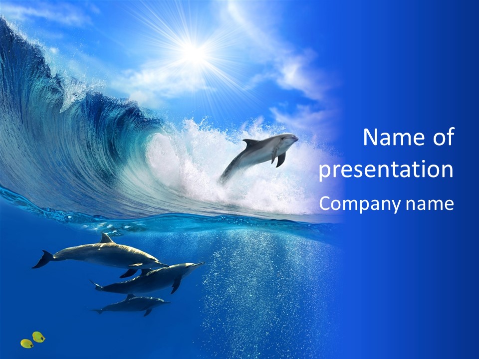 Action Animals Tropical PowerPoint Template