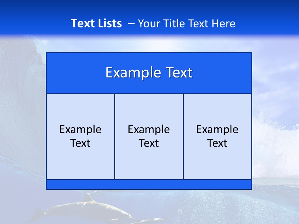 Action Animals Tropical PowerPoint Template