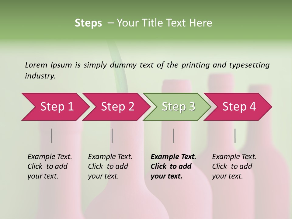 Cleanliness Studio Sensuousness PowerPoint Template