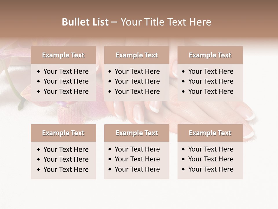 French Nails PowerPoint Template