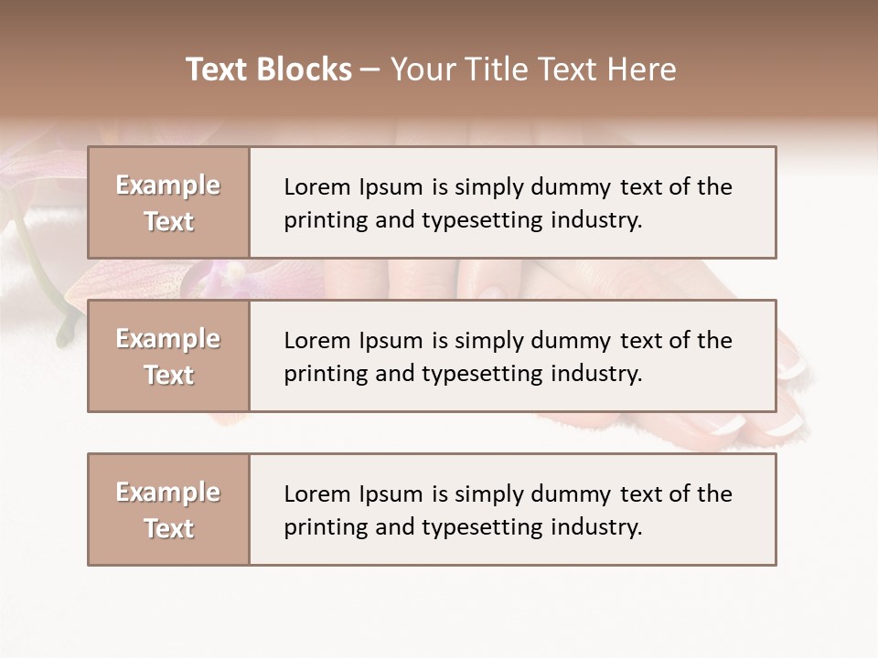 French Nails PowerPoint Template