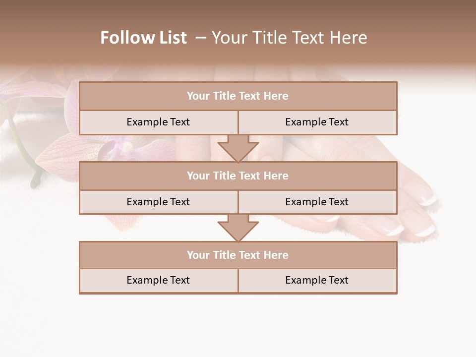 French Nails PowerPoint Template