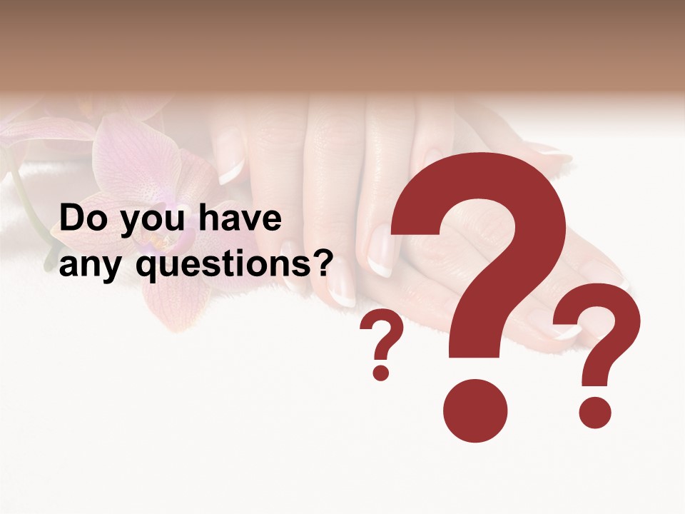 French Nails PowerPoint Template