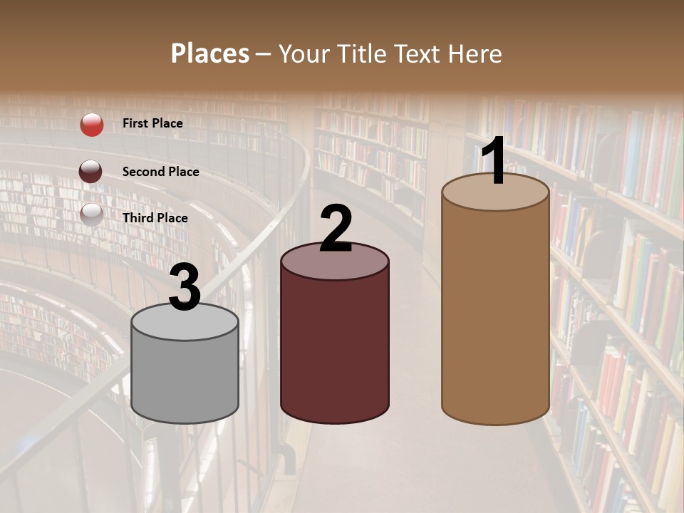 Library Books PowerPoint Template
