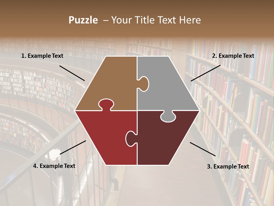 Library Books PowerPoint Template