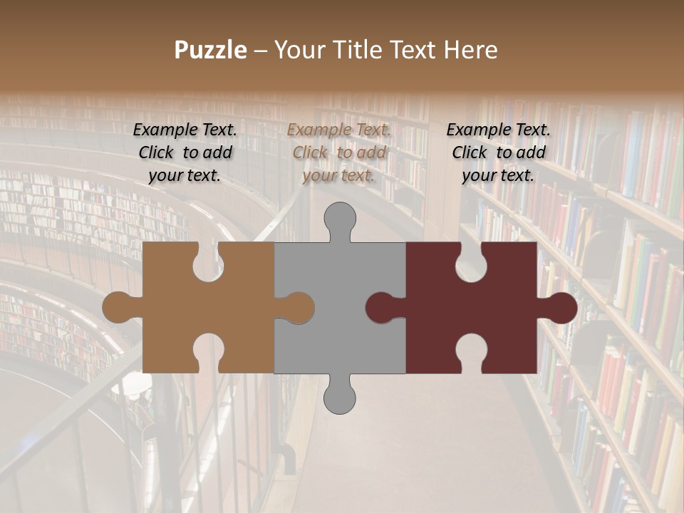 Library Books PowerPoint Template