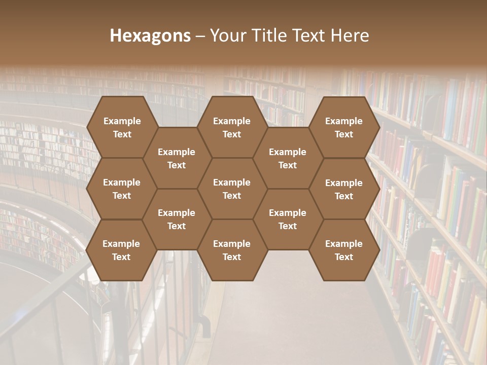 Library Books PowerPoint Template