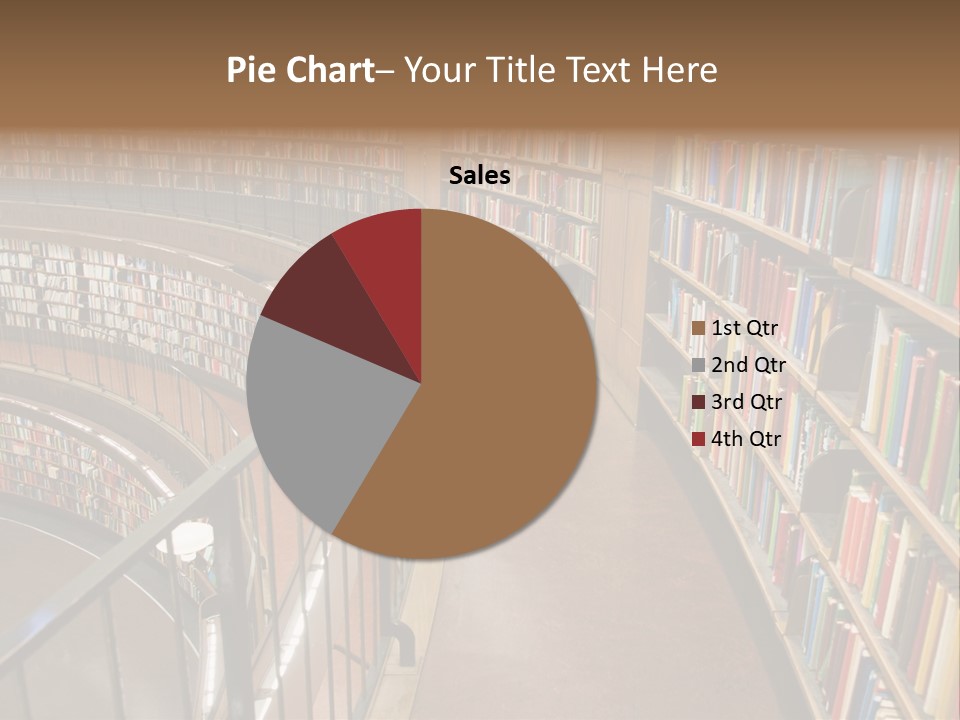 Library Books PowerPoint Template