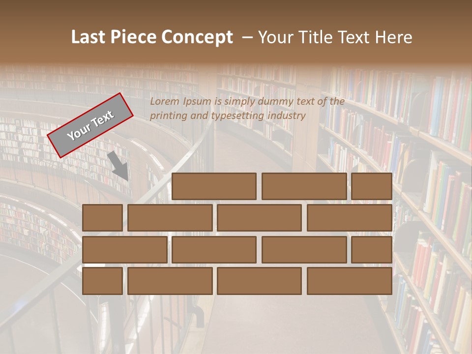 Library Books PowerPoint Template