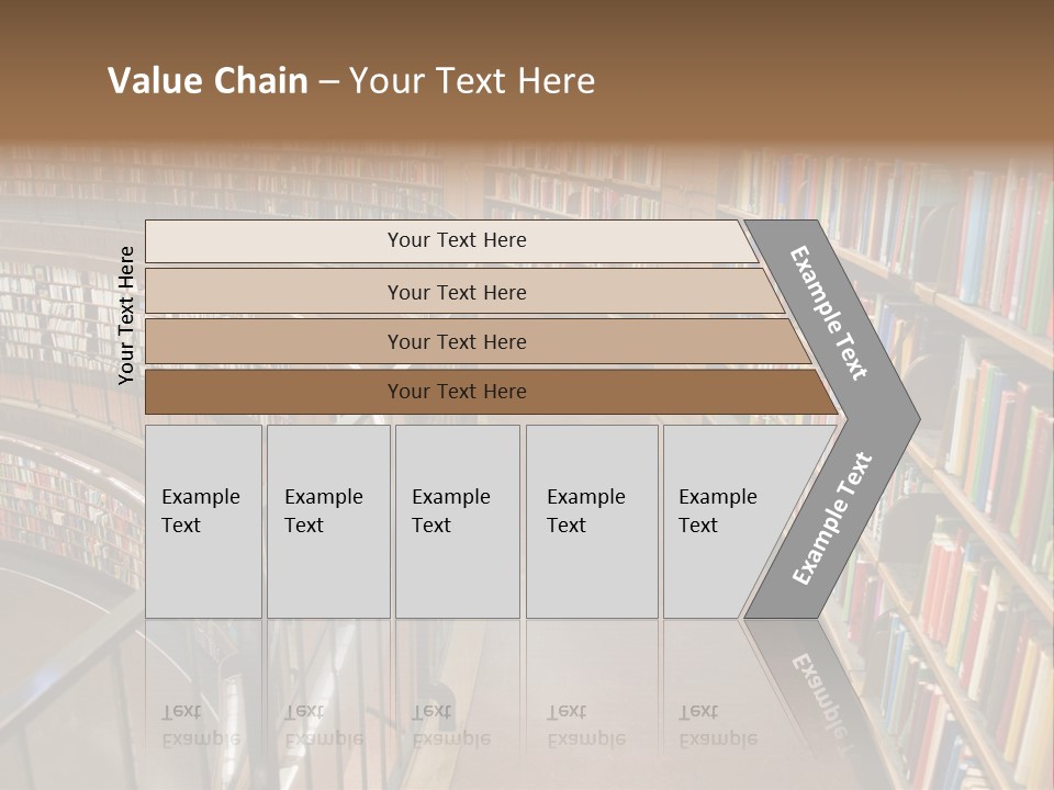 Library Books PowerPoint Template