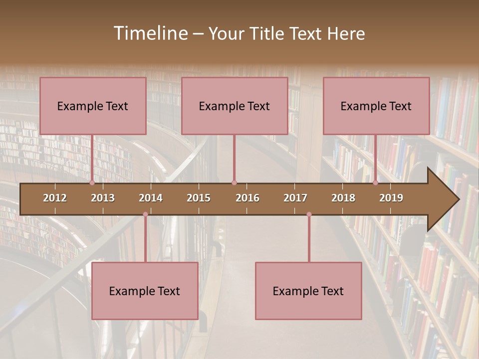 Library Books PowerPoint Template