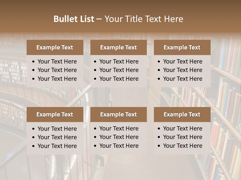 Library Books PowerPoint Template